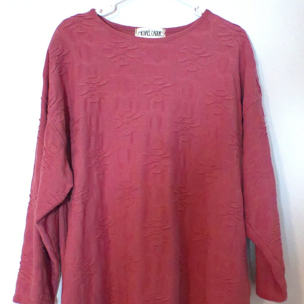 Vintage Michael Carre Women’s 90's Medium Textured Burnout Knit #1469